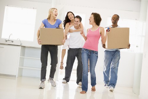 People using Ruislip storage space for household belongings and boxes