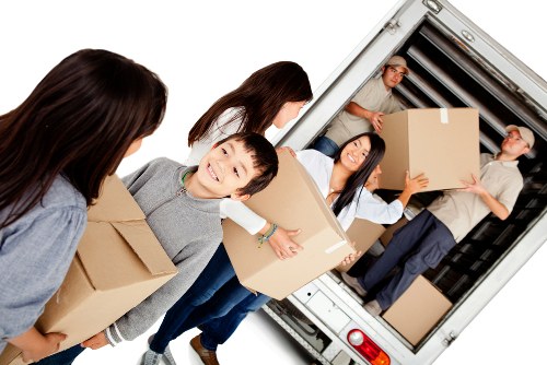 Customer completing a storage booking agreement