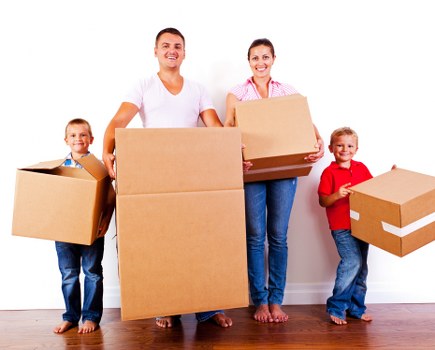 Professional packing materials prepared for a move in Ruislip