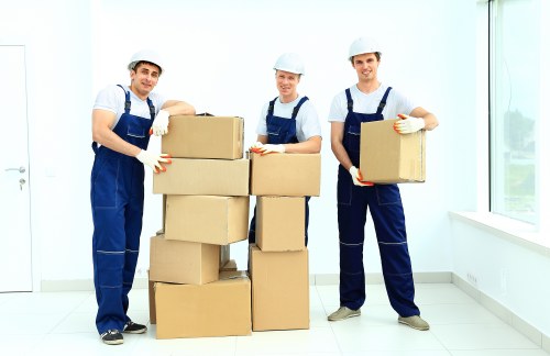 Business stock stored in a mobile self storage unit